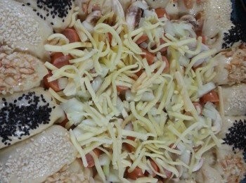 step12: 最上層再舖上芝士