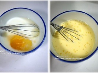 step2: 2 加入雞蛋，拌勻
