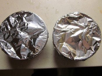 step4: 將各色蔬菜圈成圓圈,上面灑少許塩及橄欖油 覆蓋錫鉑紙,以180度烤約10分鐘即可