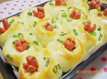 step7: 16.麵包鬆軟細緻ˊ<span class="group_2">配料</span>Q彈好吃的小餐包就完成囉~