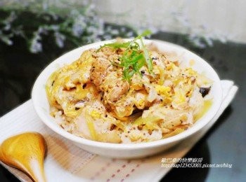 step7: 營養美味日式親子井就能上桌品嚐囉。