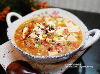 step6: 又香又麻又辣得過癮的麻婆豆腐就完成囉。