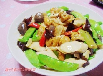 step4: 步驟4又香又入味的福袋燴時蔬就完成囉~