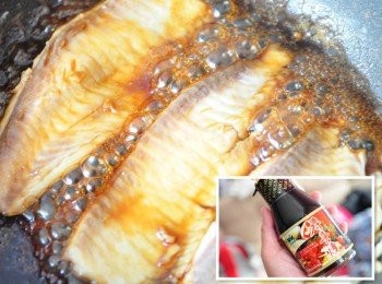 step3: 再倒入適量的壽喜燒醬汁在鍋中略稍乾即可