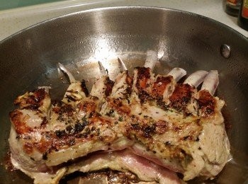 step5: 然後反轉加蓋煎另一面