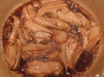 step11: 經過10分鐘後,老薑的辛辣味已釋出.....