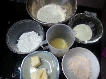 step5: 豬仔月餅皮做法:
準備好各樣材料