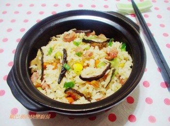 step5: 料多味美三杯臘味飯就完成囉~