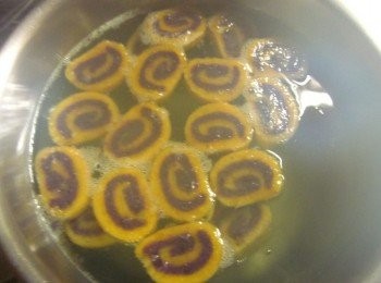 step8: 水滾後放入7.地瓜圓