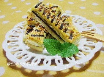 step6: 香酥味美的海苔起酥派就完成囉~