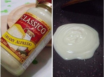 step7: .【CLASSICO®香濃白醬口味】本身口感濃醇又不膩口ˊ 風味超讚ˊ完全不需要再加其他調味ˊ味道就很棒ˊ只要略為加溫ˊ 直接淋於魚肉上即可