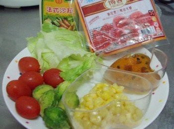 step1: 先準備好所需<span class="group_1">材料</span>ˊ蔬果類清洗乾淨並擦乾水份備用