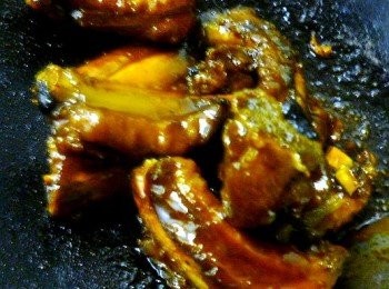 step4: 最後用大火收乾湯汁