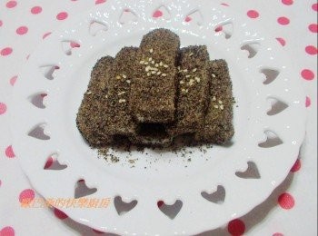 step6: 香濃美味芝麻雪花糕就完成囉~