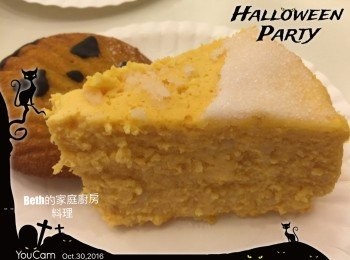 step10: 蛋糕剖面圖，

濃濃南瓜與起司的香味^_^