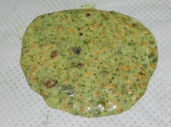 step5: 攤在烘焙紙上放涼