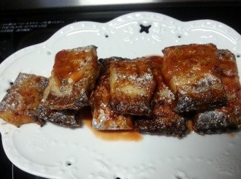 step4: 上碟淋上照燒汁即可