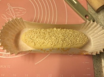 step7: 掃上水後印上芝麻