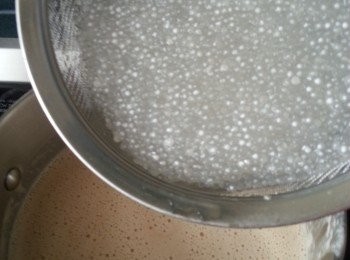 step9: 加入西米拌勻煮滾即可