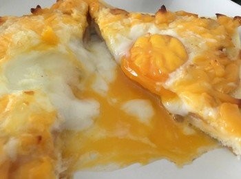 step4: 麵包脆芝士香, 內裡既蛋汁又好 juicy