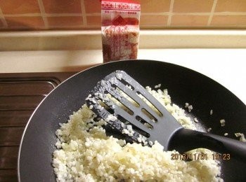 step3: 再加入台東埤南米炒香