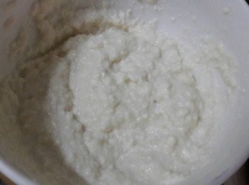 step3: 豆腐半盒用叉子搗成泥狀