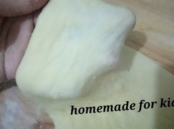 step4: 3.搓好拉出見薄膜