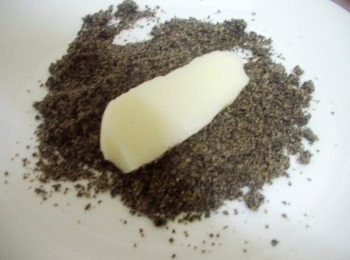 step5: 切成喜歡的樣子ˊ沾上芝麻粉即可