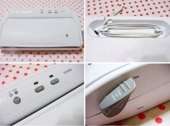 step1: 先跟大家分享最近接觸的好商品ˊ 全球真空保鮮機第一品牌ˊ [FoodSaver家用真空包裝機V2450] 體機小巧ˊ收納方便不占空間ˊ 使用介面淺顯易懂也十分好操作ˊ 處理上除了有乾料Dry和濕料Moist的選擇ˊ 功能上也可提供Seal(封口)還是Vac/Seal(真空＋封口)ˊ 兩種功能隨使用者自行選擇ˊ 是非常適合家庭使用的工具。 除了平時醃漬能幫助快速入味ˊ 真空功能更能延長食物保鮮賞味期限達五倍喔。 封口更是絕對需要的ˊ像家裡有小朋友吃不完的零食ˊ 都能運用ˊ而且像平時燉滷料理有時一煮一大鍋ˊ