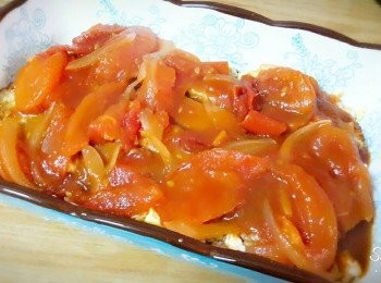 step13: 把煮好的<span class="group_2">蕃茄醬汁</span>加入炒飯中