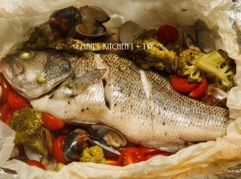 step4: 上桌前在淋上少許的橄欖油、檸檬汁，和鹽巴就完成了。