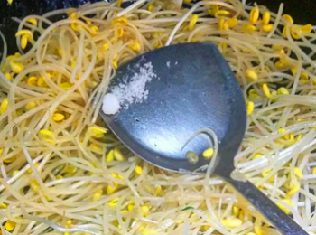 step4: 然後下適量的鹽