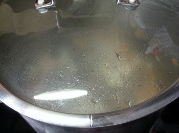 step4: 蓋上蓋讓內裡粟米不停地爆開