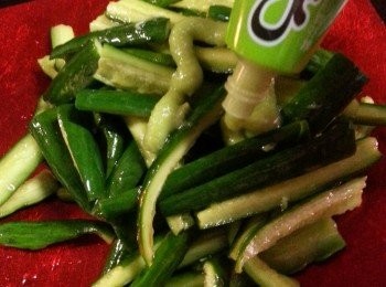 step6: 取出加入WASABI拌勻