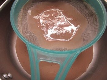step8: 過濾布丁液