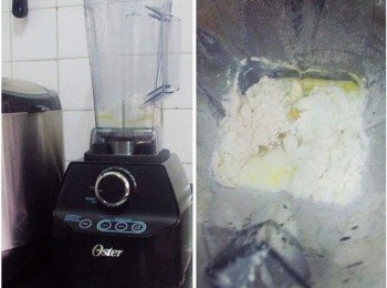 step2: 準備好今天好幫手ˊ【Oster調理機】 將<span class="group_1">麵糊材料</span>全部擺入