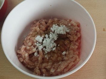 step2: 先將豬肉用<span class="group_2">醃料</span>醃15分鐘。