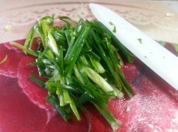 step7: 2條蔥切幼絲