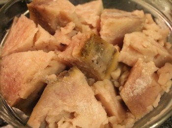 step3: 外鍋在加1杯水蒸, 即完成蜜芋頭