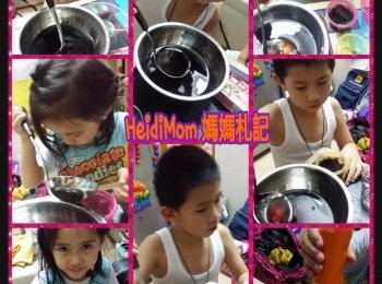 step2: 留起約100毫升的啫喱水備用, 其他的倒進啫喱杯內。