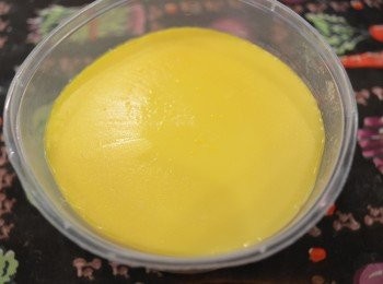 step7: 將蒸好的蛋豆腐取出，放涼後入雪櫃冷藏約 2-3小時。