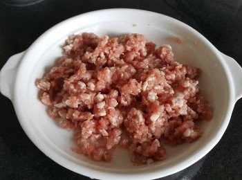 step1: 免治豬肉