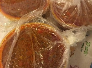 step7: 肉醬可煮大量放冰箱，配合其他的食法。