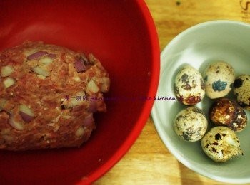 step2: 烚熟鵪鶉蛋8分鐘, 剝殼備用