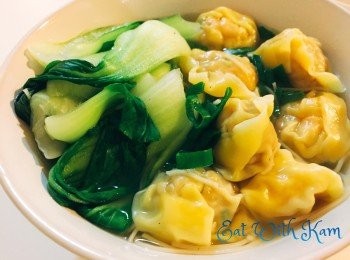 step3: 熱騰騰的雲吞麫