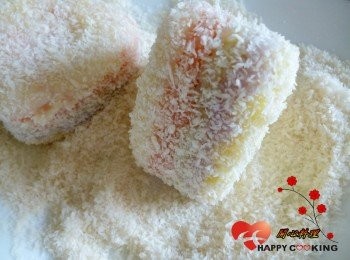 step3: 沾麵粉->蛋液->麵包粉