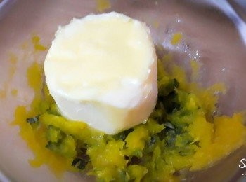 step4: 加入奶油拌勻