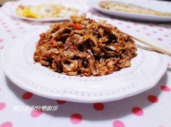 step5: 香氣十足又下飯的【高麗菜乾炒肉末】就完成囉。