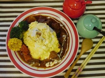 step12: ☞完成。 再稍微裝飾ㄧ下就上餐嚕。。。