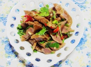 step8: 香辣美味涼拌雞珍就完成囉~